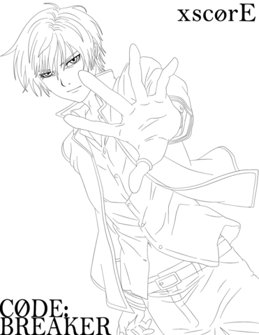 Ogami Rei Coloring Page